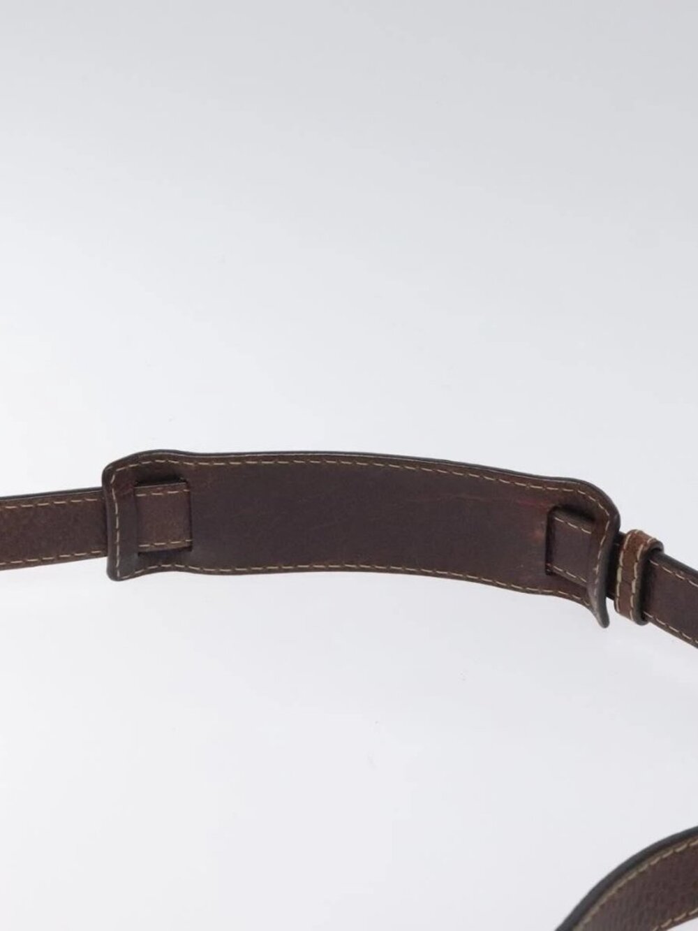 GUCCI Shoulder Bag Leather Brown Silver 247400 - Picture 9 of 16